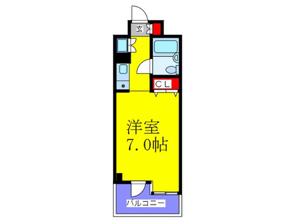 レバンガ天神橋APの物件間取画像